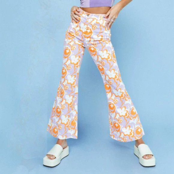 WORN ONCE | Groovy Pants | Princess Polly | Size 6 - Picture 1 of 3